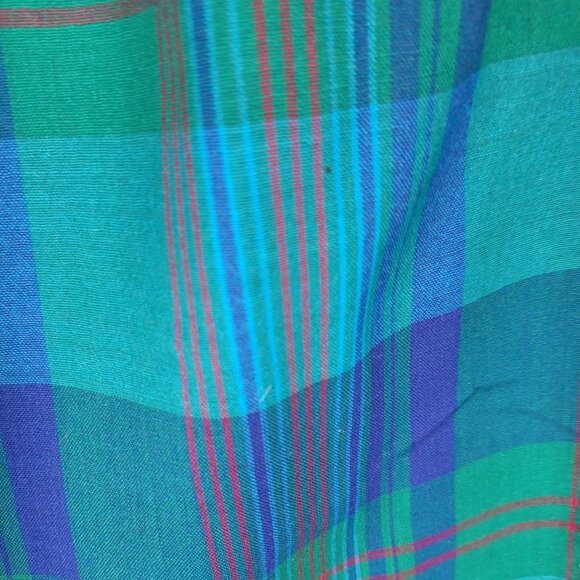Vintage Pendleton blue green plaid skirt - Picture 4 of 4